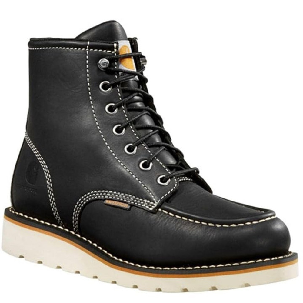 Carhartt Black Moc-Toe Work Boots